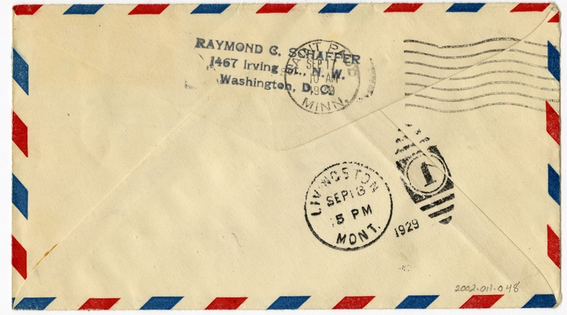 Image: airmail flight cover: First airmail flight, New York - Atlanta route, Camden, New Jersey