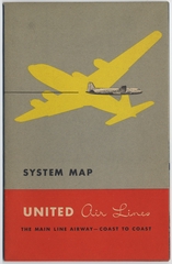 Image: flight information packet: United Air Lines, Douglas DC-4, Lockheed L-049 Constellation