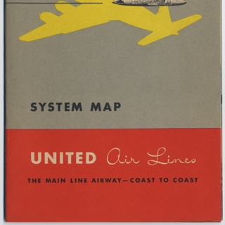 Image #6: flight information packet: United Air Lines, Douglas DC-4, Lockheed L-049 Constellation