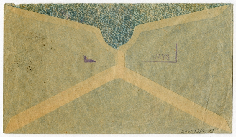 Image: airmail flight cover: Panair do Brasil, Sao Paulo