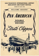 Image: event program: Pan American World Airways, San Francisco International Airport (SFO) dedication