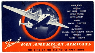 Image: ticket jacket: Pan American Airways System