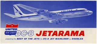 brochure: United Air Lines, Douglas DC-8