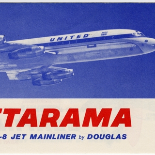 Image #1: brochure: United Air Lines, Douglas DC-8