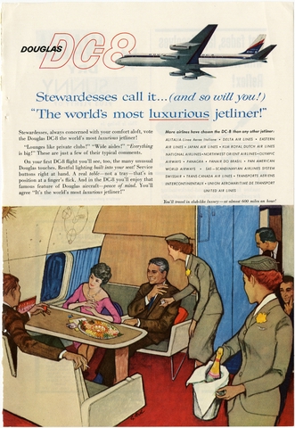Advertisement: Douglas DC-8
