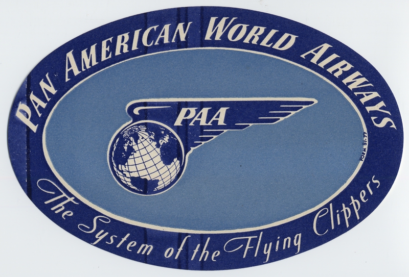 Image: flight information packet: Pan American World Airways