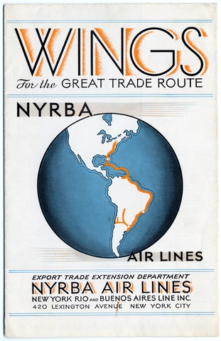 Brochure: New York, Rio & Buenos Aires Line (NYRBA), general service