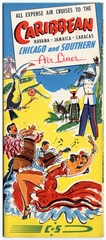 Image: brochure: Chicago & Southern Air Lines (C&S), general service
