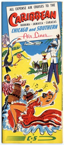 Brochure: Chicago & Southern Air Lines (C&S), general service