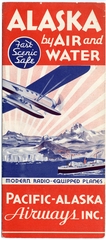 Image: brochure: Pacific Alaska Airways, Alaska by Air and Water