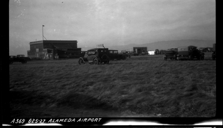 Image: negative: Alameda Airport