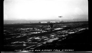 Image: negative: Oakland Municipal Airport