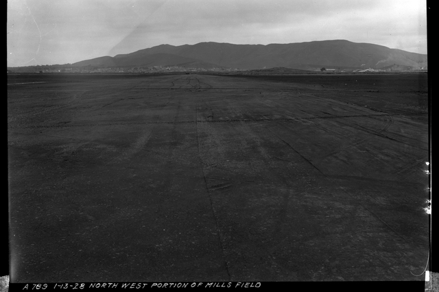 Negative: Mills Field Municipal Airport of San Francisco