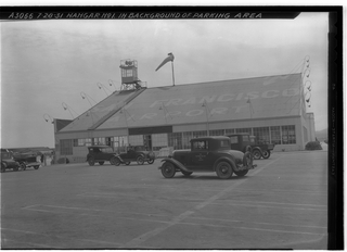 Image: negative: San Francisco Airport, Hangar No. 1