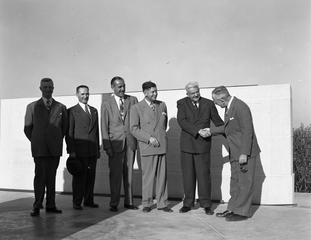 Image: negative: San Francisco Airport, 1947 ceremony