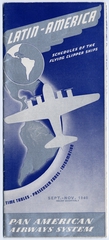 Image: timetable: Pan American Airways, Latin America