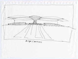 Image: architectural design drawing: San Francisco International Airport (SFO), Skidmore, Owings & Merrill (SOM)