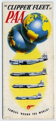 Image: brochure: Pan American World Airways, The Clipper Fleet of PAA
