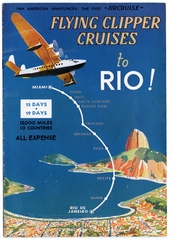 Image: tourist information brochure: Pan American Airways, Rio de Janeiro