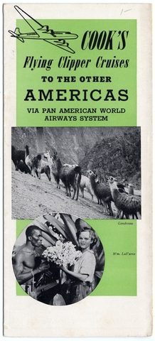 Tourist information: Pan American World Airways and Cook's Flying Clipper Cruises
