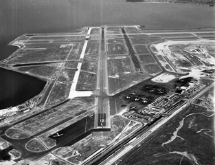 Image: negative: San Francisco Airport, aerial