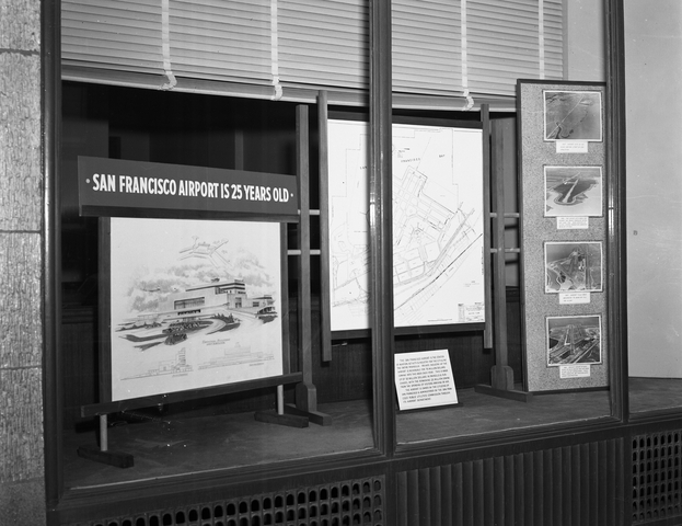 Negative: San Francisco Airport, 25th anniversary celebration