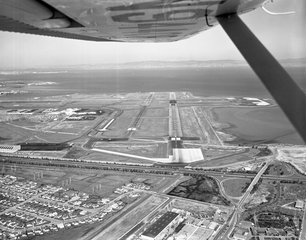 Image: negative: San Francisco International Airport (SFO), aerial