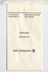Image: airsickness bag: Air Canada