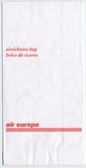 Image: airsickness bag: Air Europa