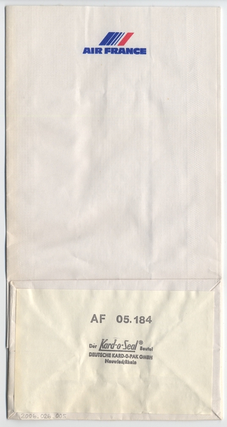 Image: airsickness bag: Air France