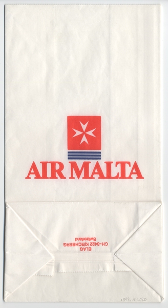 Image: airsickness bag: Air Malta