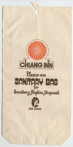 Sanitary napkin disposal bag: Air Siam