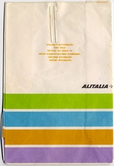 Image: airsickness bag: Alitalia