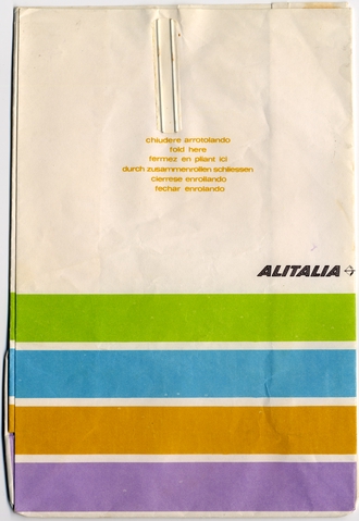 Airsickness bag: Alitalia