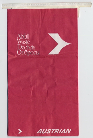 Airsickness bag: Austrian Airlines