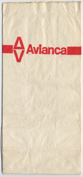 Image: airsickness bag: Avianca Airlines