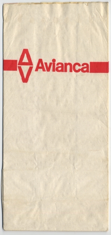 Airsickness bag: Avianca Airlines