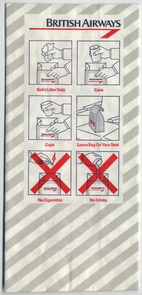 Image: airsickness bag: British Airways