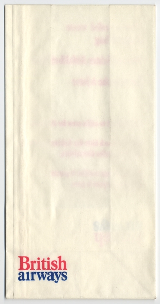 Image: airsickness bag: British Airways