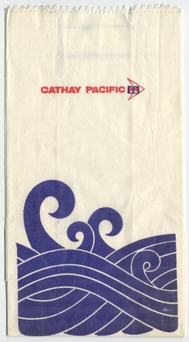 Airsickness bag: Cathay Pacific Airways
