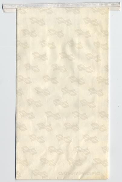 Image: airsickness bag: Cathay Pacific Airways