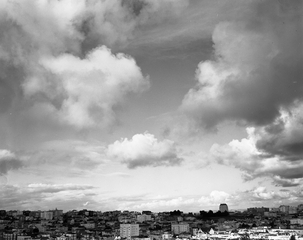 Image: negative: San Francisco, view of Pacific Heights