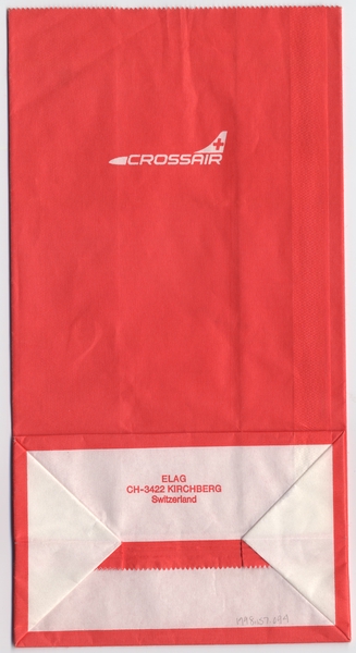 Image: airsickness bag: Crossair