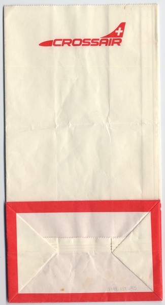 Image: airsickness bag: Crossair