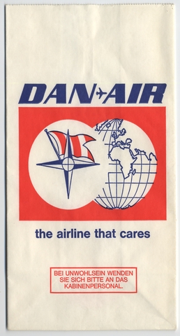 Airsickness bag: Dan-Air