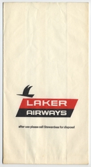 Image: airsickness bag: Laker Airways