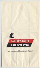Image: airsickness bag: Laker Airways