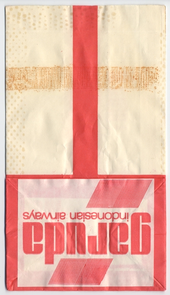 Image: airsickness bag: Garuda Indonesian Airways