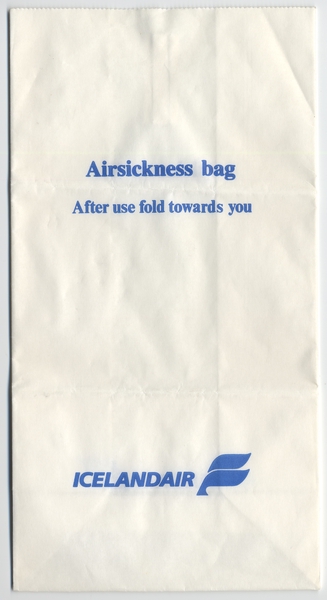 Image: airsickness bag: IcelandAir