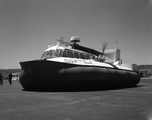 Image: negative: San Francisco International Airport (SFO), hovercraft